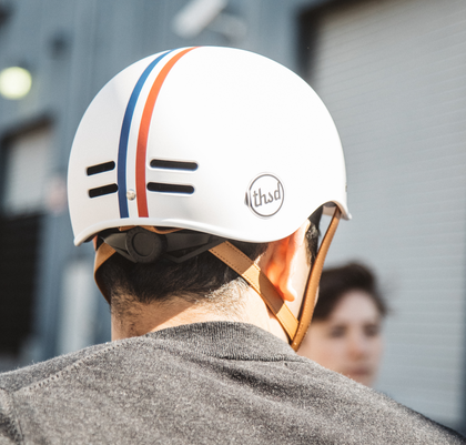 Speedway Creme Thousand Helmet