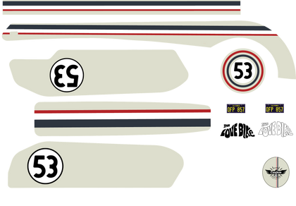 Super73 decals and wheel tape.