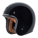 T-50 BLACK Retro 3/4 HELMET