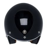 T-50 BLACK Retro 3/4 HELMET