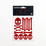 RydeSafe Reflective Skull & Bones