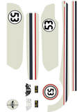 Super 73 Herbie Love Bug "53" custom decal set