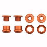 Set of 4 Chainring Bolts+Nuts for 1X by Wolf Tooth