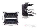 Max Inc "VADAR" Large Stacked LED Headlight Combo