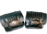 LAROSA SADDLEBAGS FOR SUPER73 - BLACK WITH WHITE THREAD