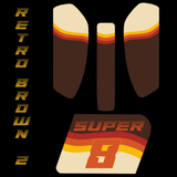 BROWN II S-2 RETRO CURVES  DECALS AND PLATES