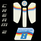 CREAM II S-2 RETRO CURVES  DECALS AND PLATES
