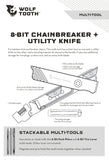 8-Bit Chainbreaker + Utility Knife Multi-Tool by Wolf Tooth Components
