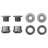 Set of 4 Chainring Bolts+Nuts for 1X by Wolf Tooth