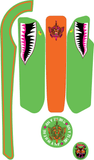 FLYING TIGERS - FLURO GREEN