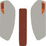 RED / GREY CHECKER DECALS + PLATES