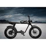Super73 on salt flats with custom decals vrom www.Custom-Ebike.com