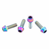 OIL SLICK TITANIUM Water Bottle Cage Bolts by Wolf Tooth