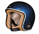 Blue Flake  Helmet Vintage Open Face "Electric bike helmet""Electric Motorcycle helmet"