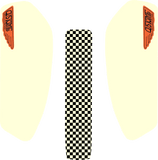CREAM CHECKER DECALS + PLATES
