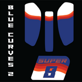 BLUE II S-2 RETRO CURVES  DECALS AND PLATES