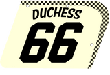KIT #6 S-2 NUMBER PLATES CREAM CHECKERS