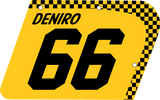 YELLOW CHECKER DECALS + PLATES