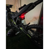 Rear wheel mudguard.