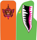 Super73 fluorescent green decal