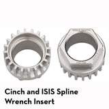 Pack Wrench and Inserts Kit - Ultralight BB Wrench and 1-Inch Hex Inserts by Wolf Tooth Components
