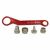 Pack Wrench and Inserts Kit - Ultralight BB Wrench and 1-Inch Hex Inserts by Wolf Tooth Components