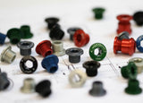 Set of 4 Chainring Bolts+Nuts for 1X by Wolf Tooth