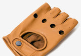 Bullitt leather fingerless glove for bikes and electric bikes