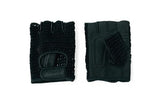 Black fingerless glove for bikes and electric bikes