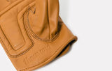 Bullitt leather fingerless glove for bikes and electric bikes